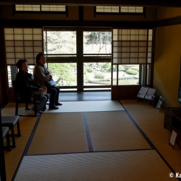 Shin-Edogawa Garden (Tokyo), Inside view of Shoseikaku house