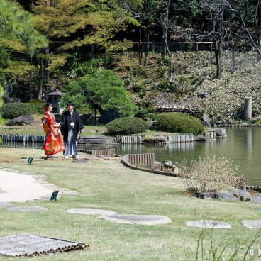 Shin-Edogawa Garden (Tokyo), Traditional wedding photo shoot 2