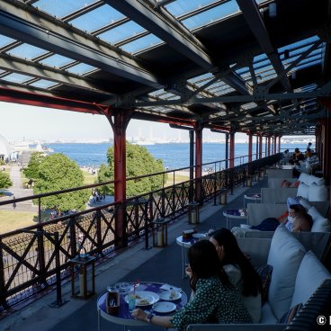 Akarenga Soko Warehouse (Yokohama), Balcony and terrace of the red bricks building N°2