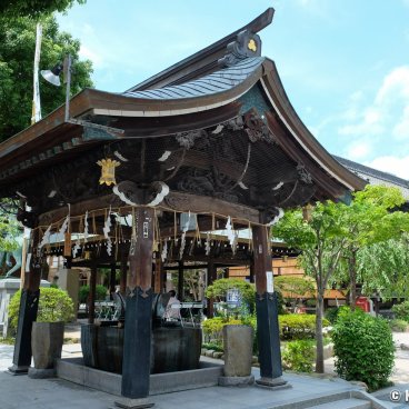 Kushida-jinja (Fukuoka), Chozuya pavilion for ablutions