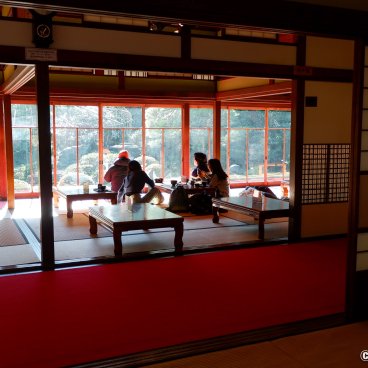 Katsushika (Tokyo), Tea room at Yamamoto-tei teahouse