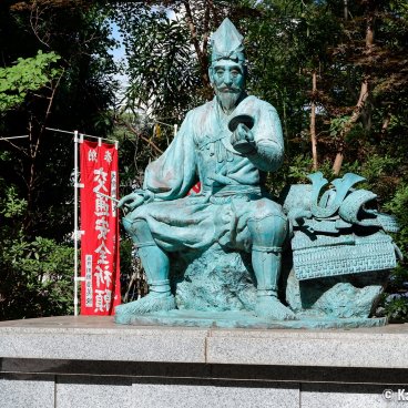Menuma Shodenzan Kangi-in (Saitama), Statue of Sanemori Saito