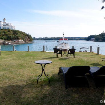 Basara-tei (Shima, Ise), Hotel's private pier on the Ago Bay