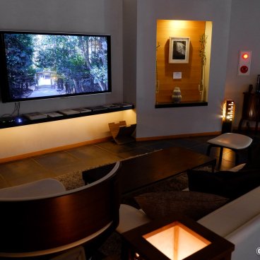 Basara-tei (Shima, Ise), Octagonal lounge "aoi" in the ryokan