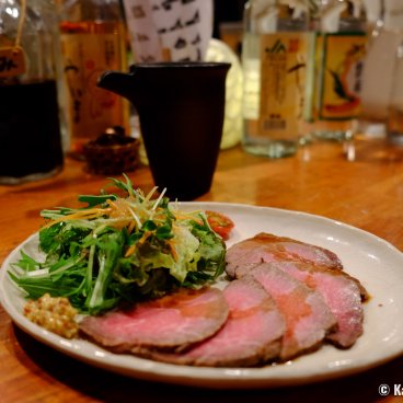 Mori no Kenja (Ishigaki), Slices of Ishigaki beef roti