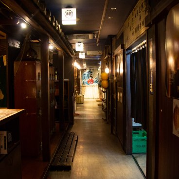 Corridor at a Tokyo izakaya pub