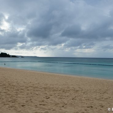 Cape Busena (Nago, Okinawa Honto), View on the beach