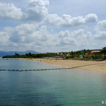 Fusaki Beach (Ishigaki), Supervised swimming area at the Fusaki Beach Resort Hotel & Villas