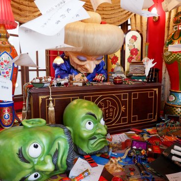 Ghibli Park (Nagoya), Yubaba Director's Room (Spirited Away) in the Grand Warehouse