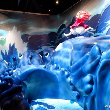 Ghibli Park (Nagoya), Scene from Ponyo in the exhibition Becoming Characters in Memorable Ghibli Scenes
