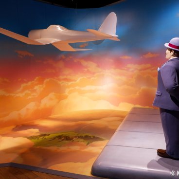 Ghibli Park (Nagoya), Scene from The Wind Rises in the exhibition Becoming Characters in Memorable Ghibli Scenes