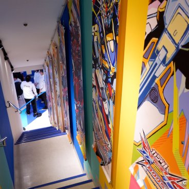 Namco Akihabara (Tokyo), Stairway to the BF1 underground floor