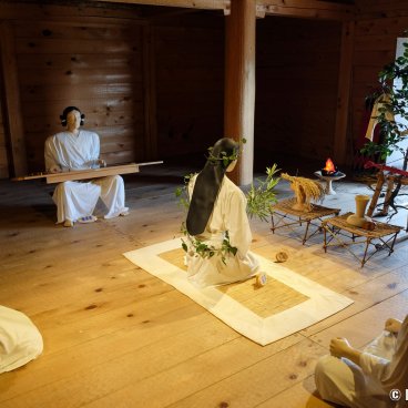 Yoshinogari Historical Park (Kanzaki, Saga), Reconstitution of a religious ritual at the main shrine