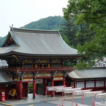Yutoku Inari-jinja (Kashima, Saga), Great Romon gate viewed from inside the enclosure