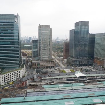 Yaesu (Tokyo), View on Tokyo Station and the buildings of Marunouchi from Tokyo Midtown Yaesu