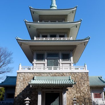 Yokoamicho Park (Tokyo), 3-story pagoda