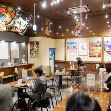 Shin-Aomori Station, Seafood restaurant Sakanakkui no den with sake tasting 2