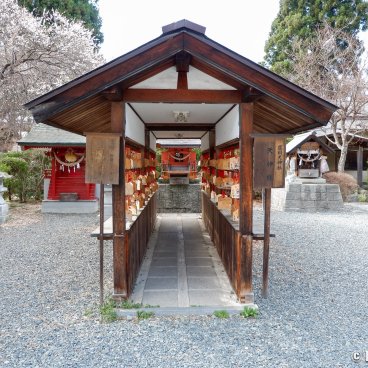 Morioka Hachiman-gu, Pavilion for ema votive plates