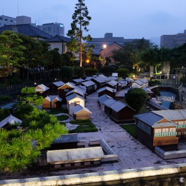 Dejima (Nagasaki), Scale model of the island during the Edo period