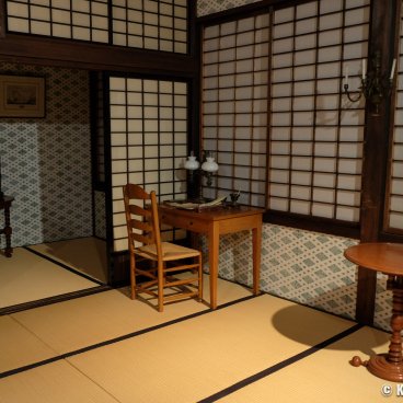 Dejima (Nagasaki), Inside view of the Chief Factor's Residence (Dutch Captain)