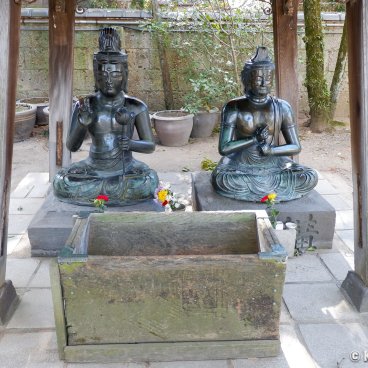 Shibamata (Katsushika, Tokyo), Buddhist statues at Taishakuten Temple