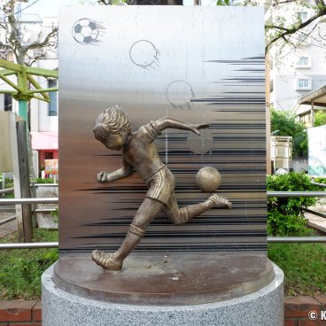 Captain Tsubasa Pilgrimage (Katsushika, Tokyo), Statue of Ozora Tsubasa