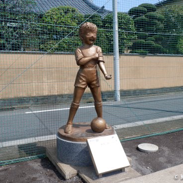 Captain Tsubasa Pilgrimage (Katsushika, Tokyo), Life-size statue of Ozora Tsubasa