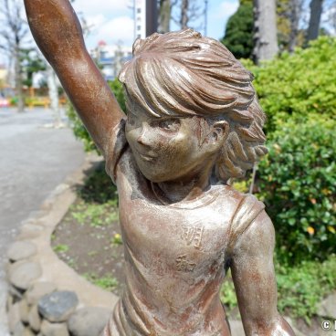 Captain Tsubasa Pilgrimage (Katsushika, Tokyo), Statue of Kojiro Hyuga