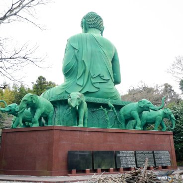 Togan-ji (Nagoya), Back view of Nagoya Daibutsu Great Buddha Statue 3