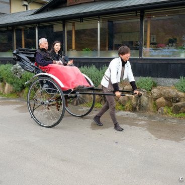 Togetsukyo (Kyoto), Rickshaw in Arashiyama