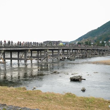 Togetsukyo (Kyoto), The bridge in autumn 2