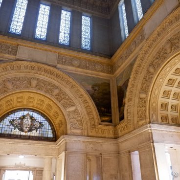 National Diet Building (Tokyo), Details of the great hall's decoration in the central tower