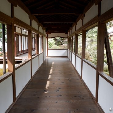 Zuishin-in (Kyoto), Corridors connecting the temple's pavilions