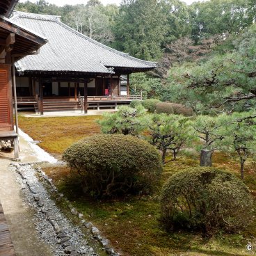 Zuishin-in (Kyoto), Japanese garden surrounded by pavilions