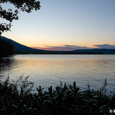 Akan-Mashu National Park (Hokkaido), Sunset on Lake Akan