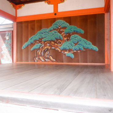 Kawagoe Hikawa-jinja, Noh stage