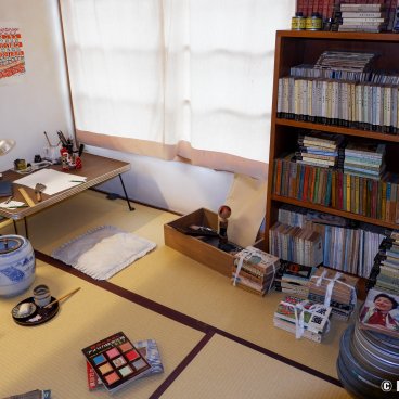 Tokiwaso Manga Museum (Tokyo), Replica of Joji Yamauchi's Room 18 2