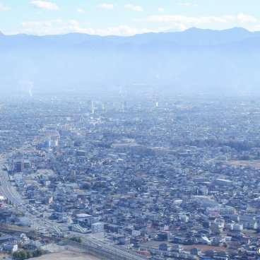 Mount Fuji Helicopter Tour, Aerial view on Yamanashi prefecture's cities and mountains