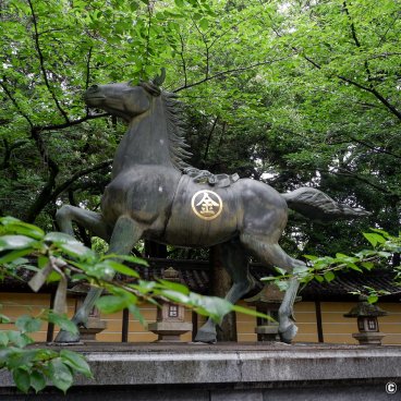 Kotohira-gu (Shikoku), Sacred horse statue