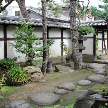 Ohashi House (Kurashiki), Inner garden of the traditional residence