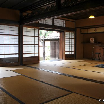 Ohashi House (Kurashiki), Tatami room for the merchant's family