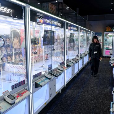 Kabukicho Tower (Tokyo), Claw machines in the Bandai Namco arcade 2