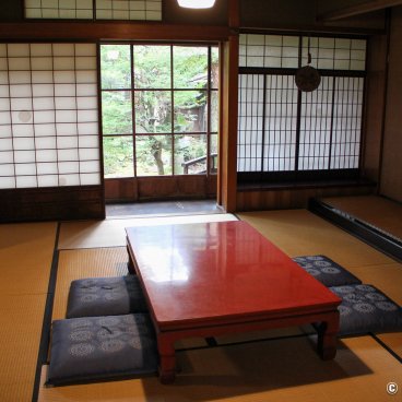 Kusakabe Mingeikan (Takayama), Traditional room in the residence