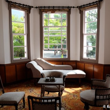 Glover Garden (Nagasaki), Inside view of the Former Residence of the Head of Nagasaki District Court
