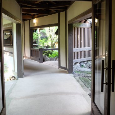 Yamabiko Ryokan (Kurokawa Onsen), Corridor in the building