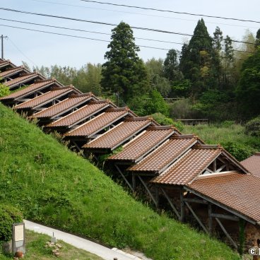 Yunotsu (Oda, Shimane), Ascending kilns in Yakimono no Sato potters' village