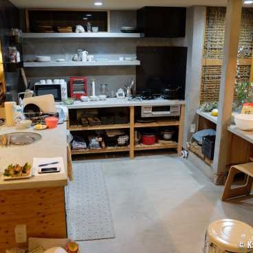 La toile (Mitoyo, Shikoku), The kitchen