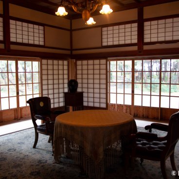Goyotei Imperial Villa (Numazu), Interior design with Western-style influences