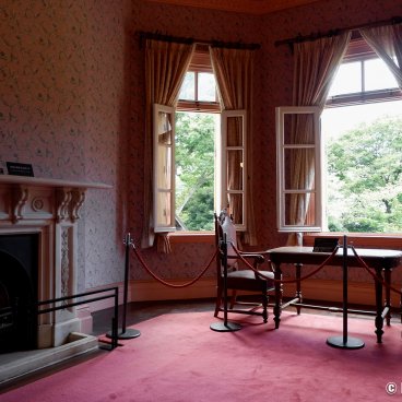 Kyu Iwasaki-tei Teien (Tokyo), Inside view of the Western-style house 2