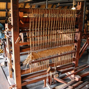 Nagase House (Shirakawa-go), Display of a traditional winder